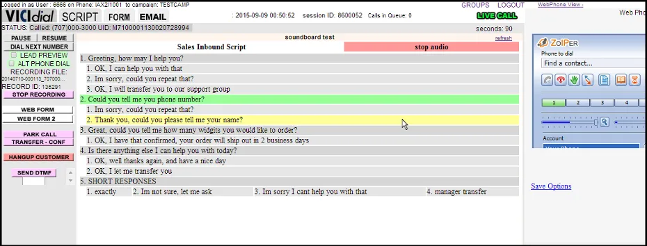 Agent Soundboard Example