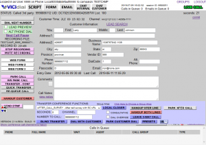 VICIDIAL agent screen 3way call