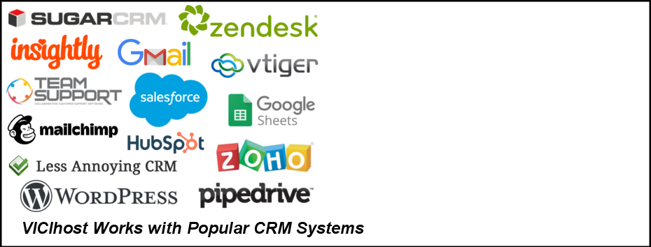 VICIhost CRM integrations